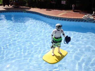 Gary on the Boogey Board