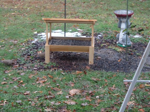 Platform Bird Feeder