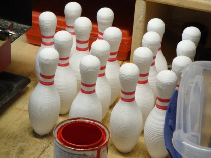 3D Printed Bowling Pins