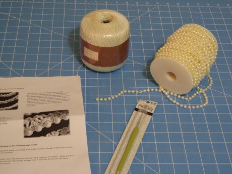 crocheted garland supplies