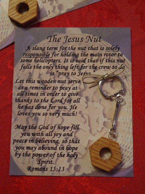 finished jesus nut