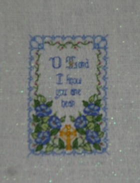 karen's missal cover stitched
