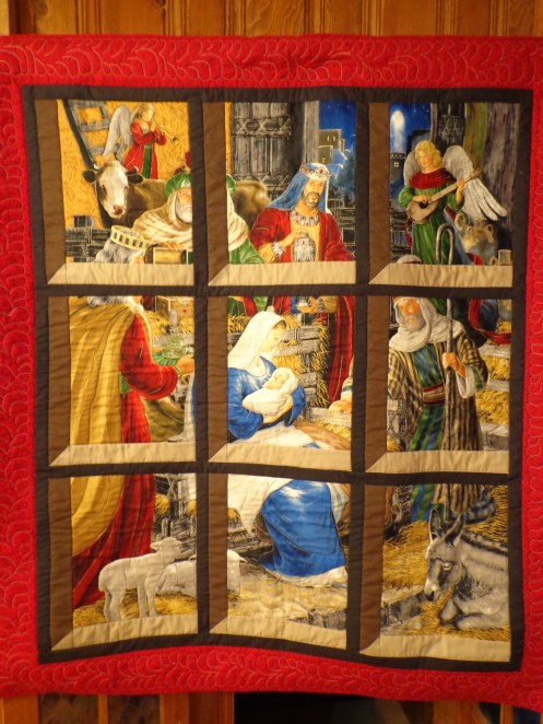 Quilted Nativity Scene