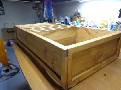 Jewelry Armoire Side Stained 3-14-19