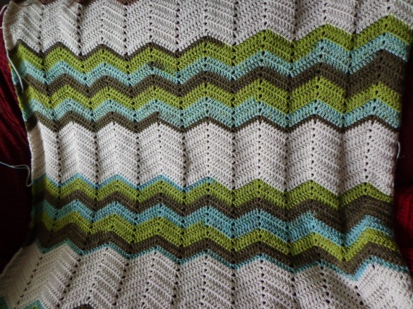 Project Linus Blanket #19 - Stripe Detail 2