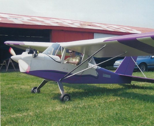 Jay in his plane