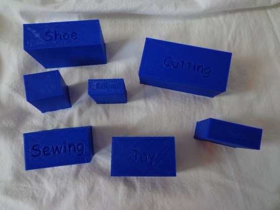 3D Printed Sewing Room Tops