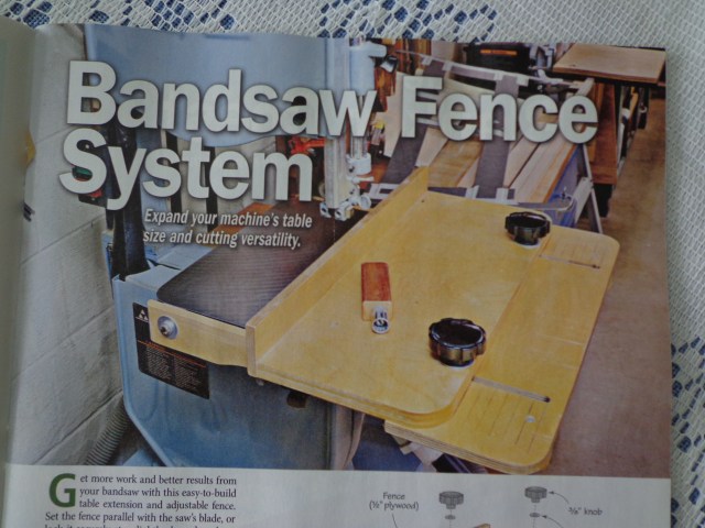 09 2019 Wood Magazine Bandsaw Fence