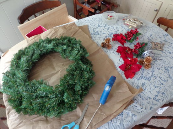 Christmas Wreath Supplies 7-6-19