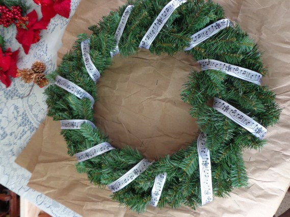 Wrapped Christmas Wreath 7-6-19