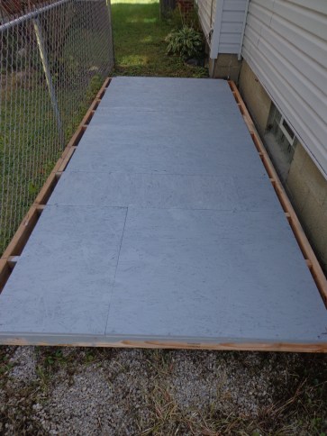 Lean-To Painted Floor 9-14-19