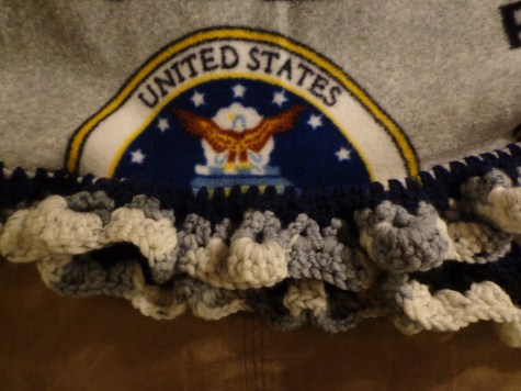 Air Force Fleece Blanket Border 2019