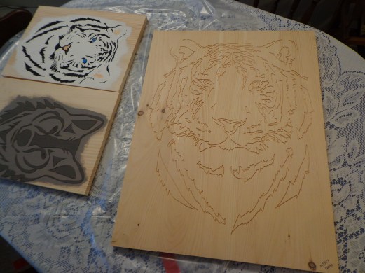 Tiger Full Size Carving