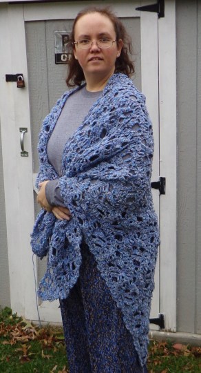 Pauline's Lost Skulls Shawl 11-29-19