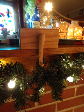 Stocking Box on Mantle