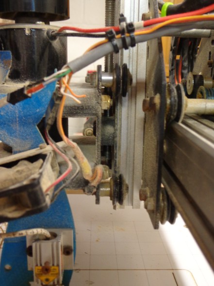 CNC Router Carriage Wheels - Old