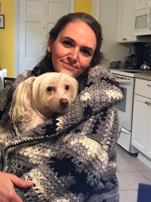 Droof in her Warm Embers Cardi