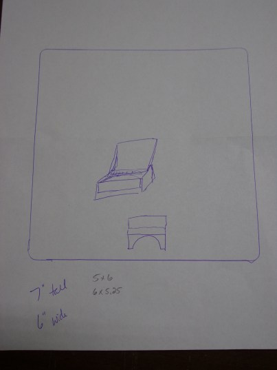 Calendar Holder Drawing