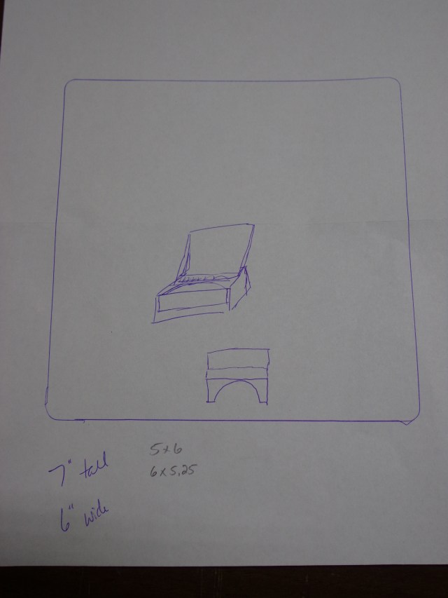 Calendar Holder Drawing