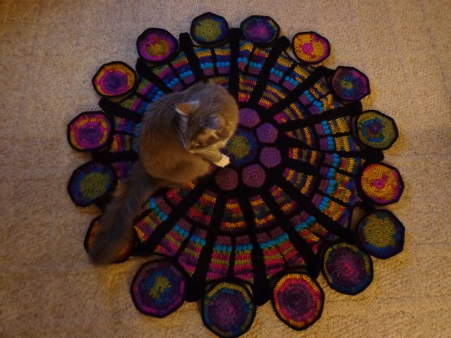 Cathedral Rose Window Afghan 2-18-20