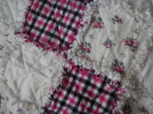 Babe Flannel Quilt Detail