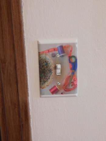 Sewing Room Finished Switch Plate