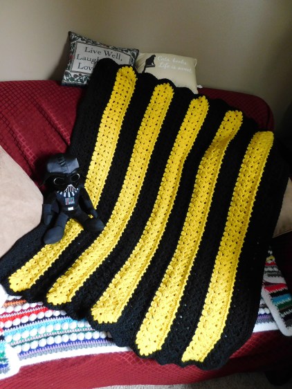 Light's Baby Blanket with Vader