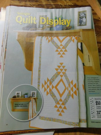 Wood Magazine - Swingin' Quilt Display