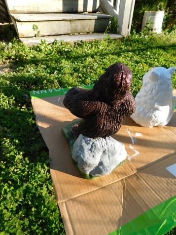 Concrete Statue Big Foot Back 2020