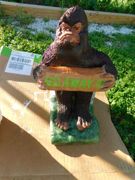 Concrete Statue Big Foot Front 2020