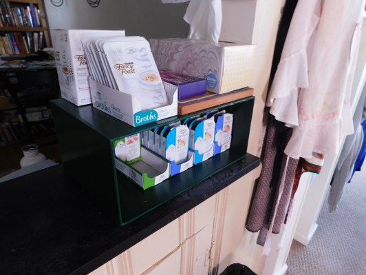 Cat Food Cubby Finished Side