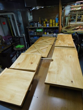 T-E TV Center Shelves Base Coat 1-3-21