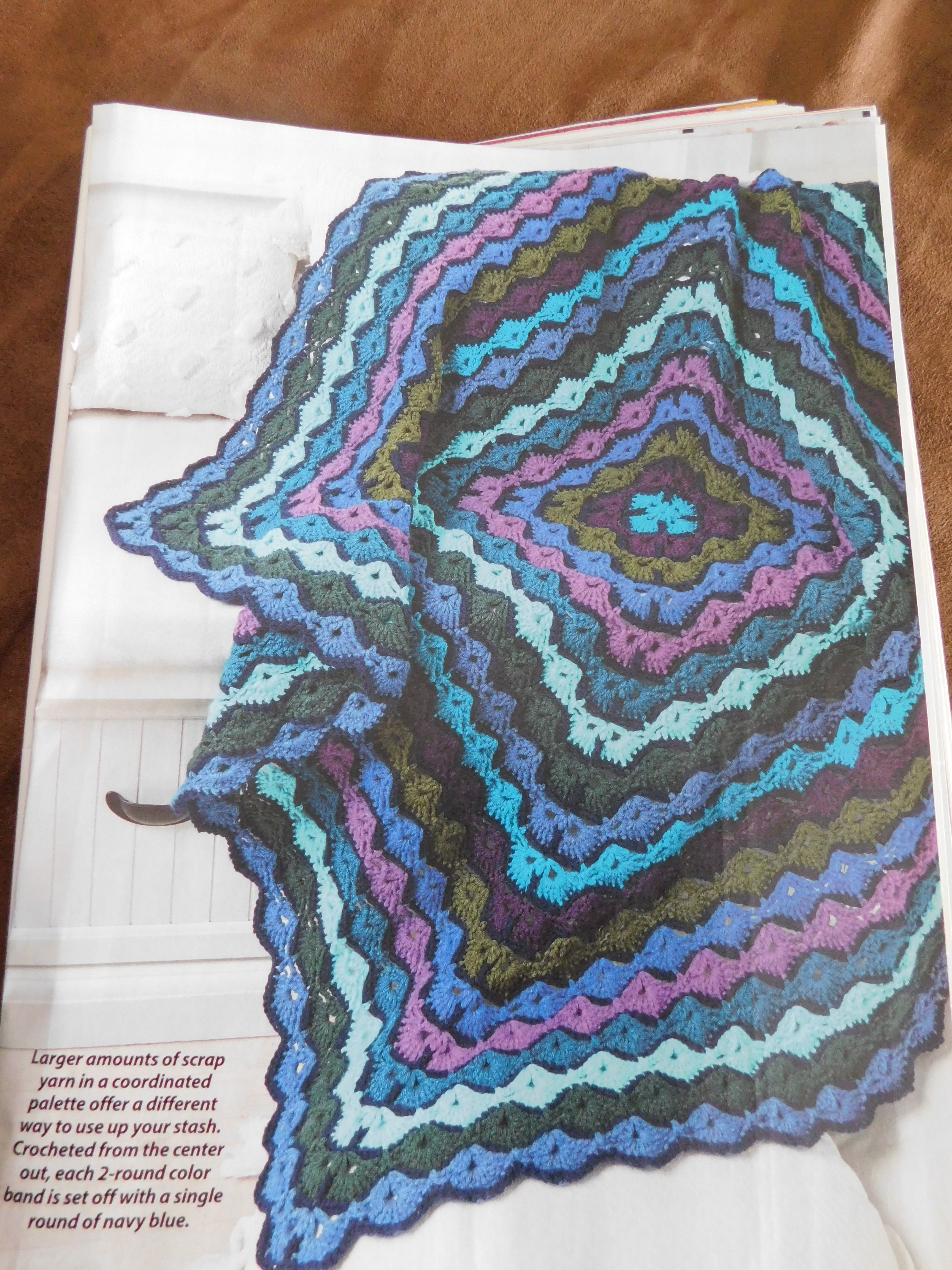 Project Linus Blanket #34 Scrappy Shells Pattern