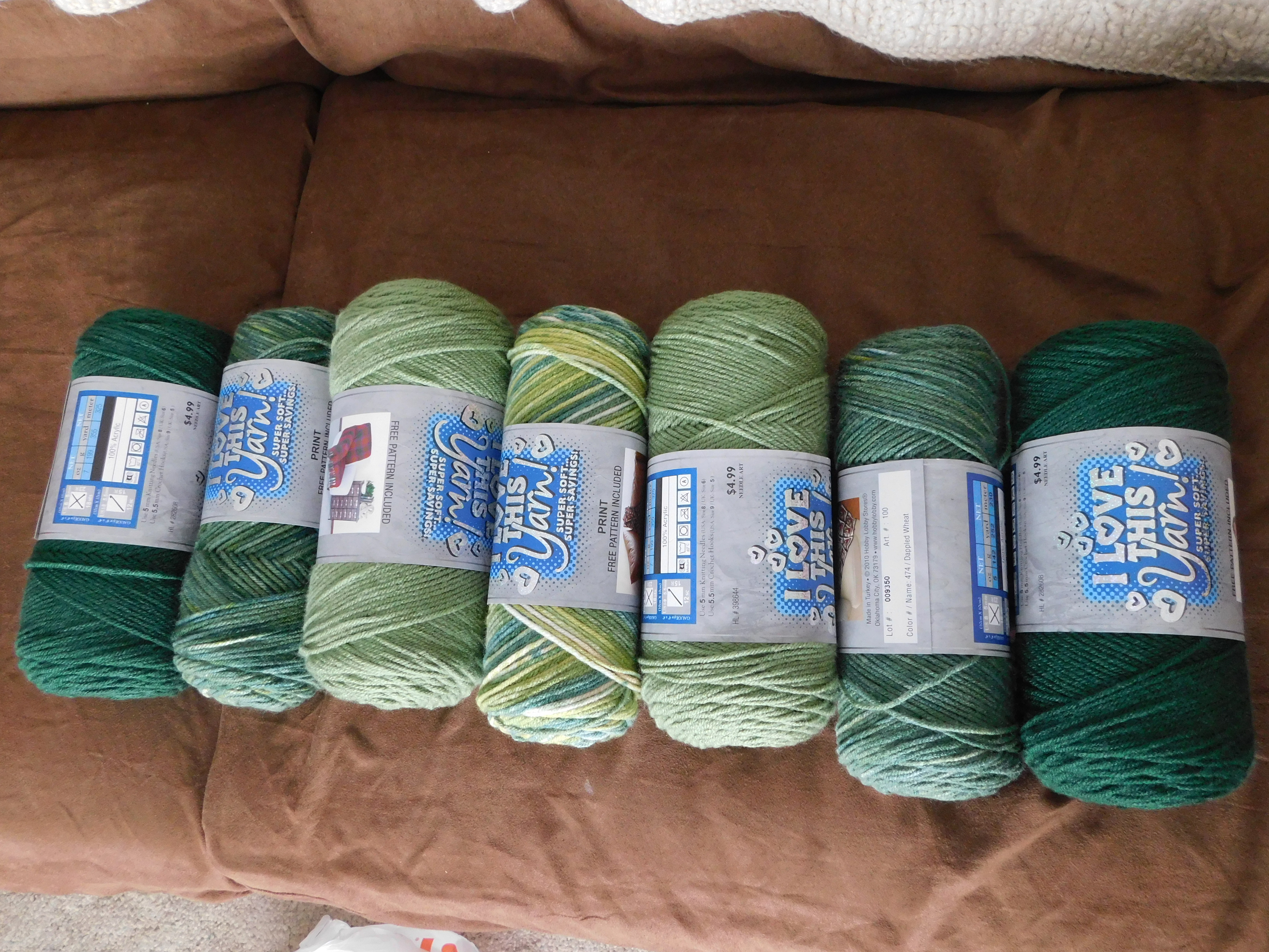 Project Linus Blanket #34 Yarn