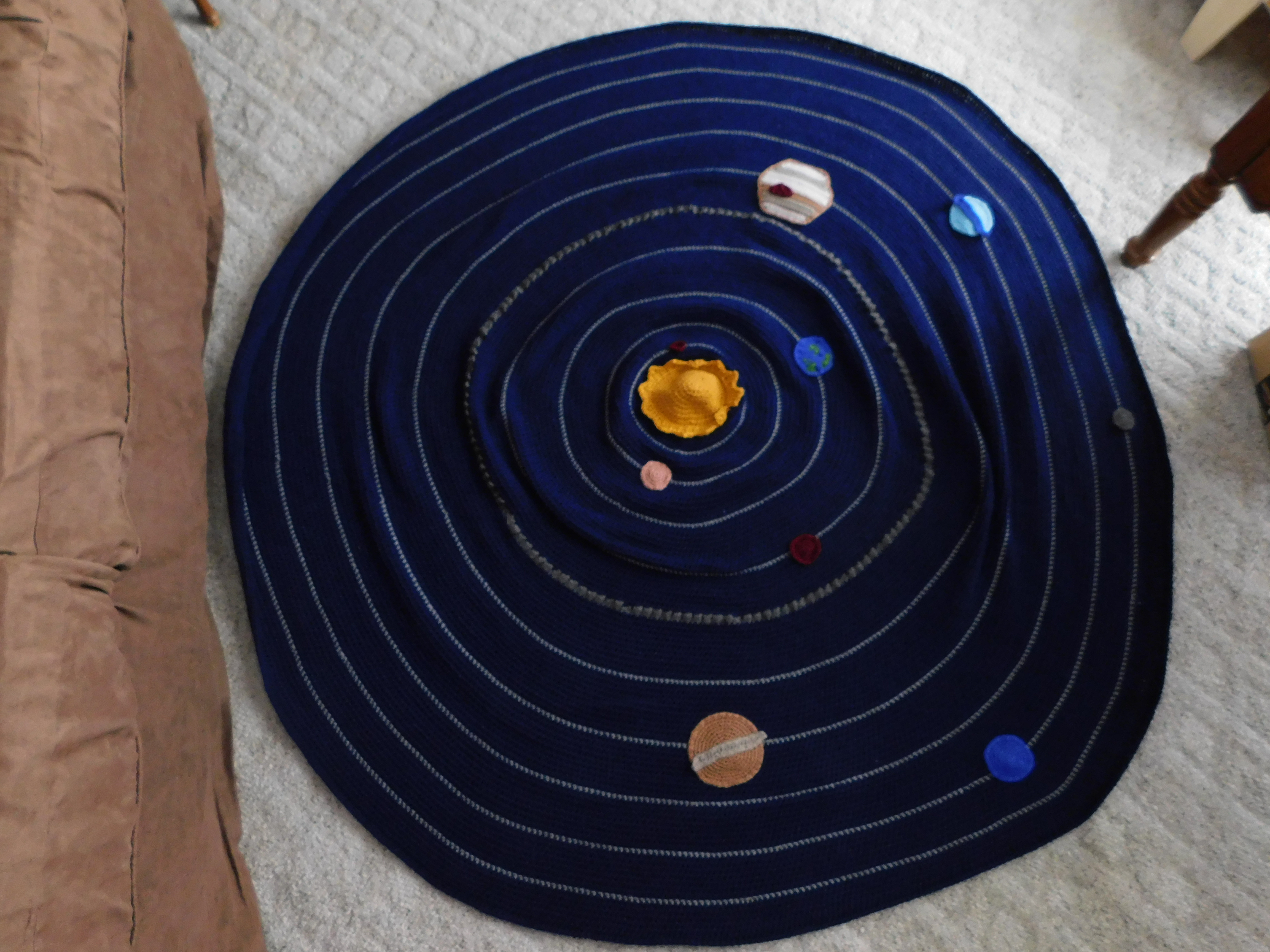 Solar System Blanket Truer Colors