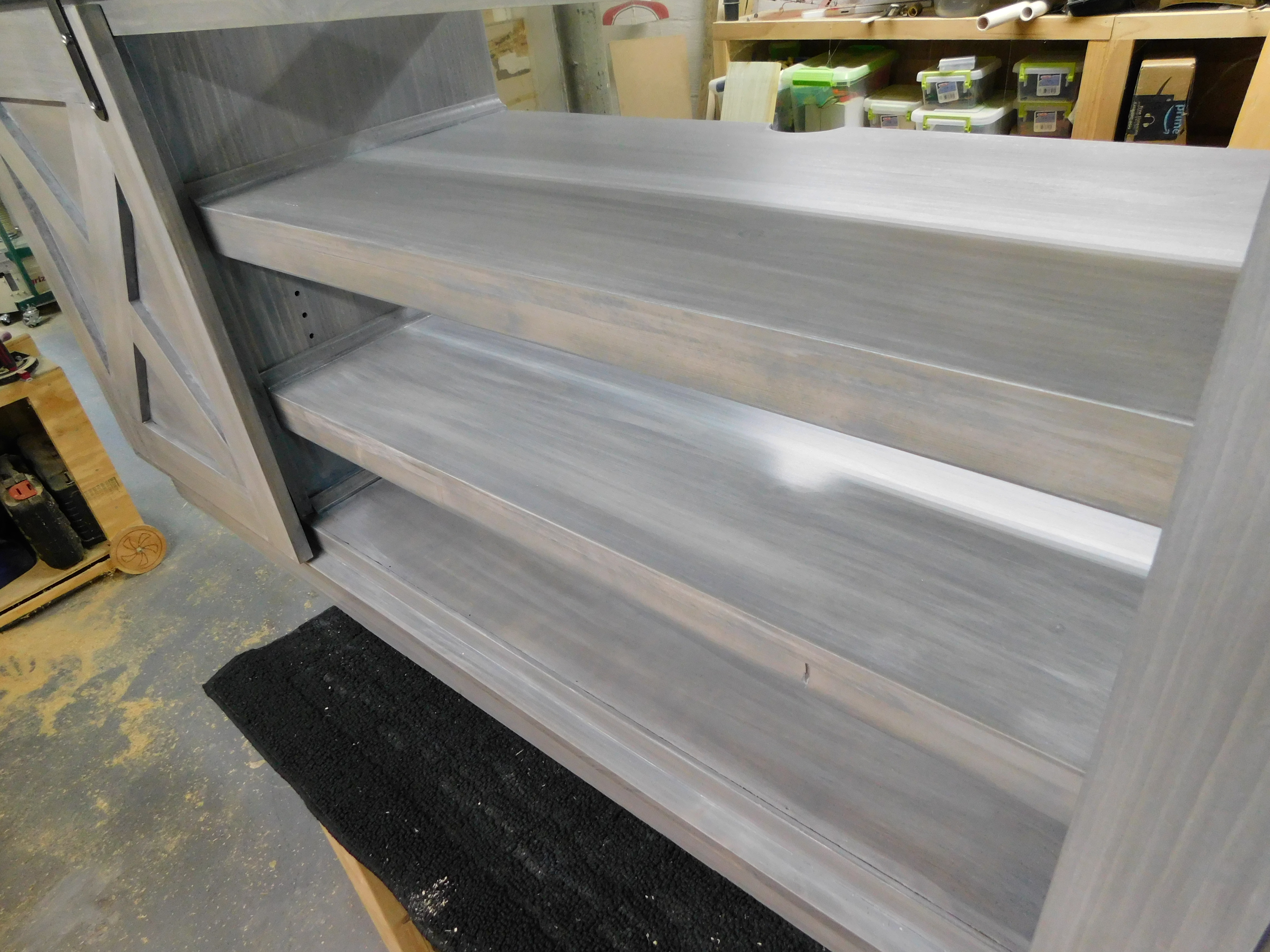 T-E Entertainment Center Center Shelves 2-28-21