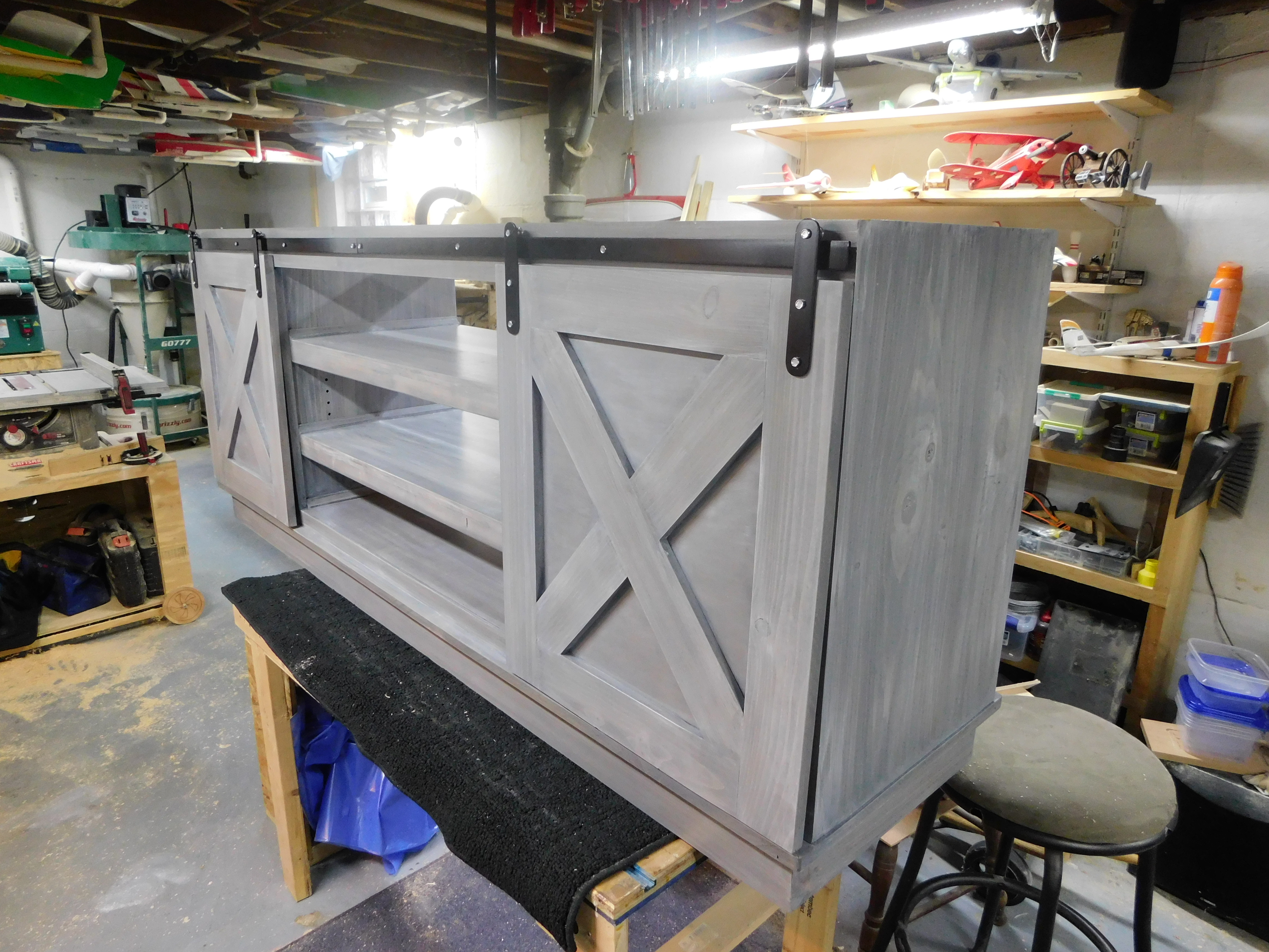 T-E Entertainment Center Finished Carcass 2-28-21