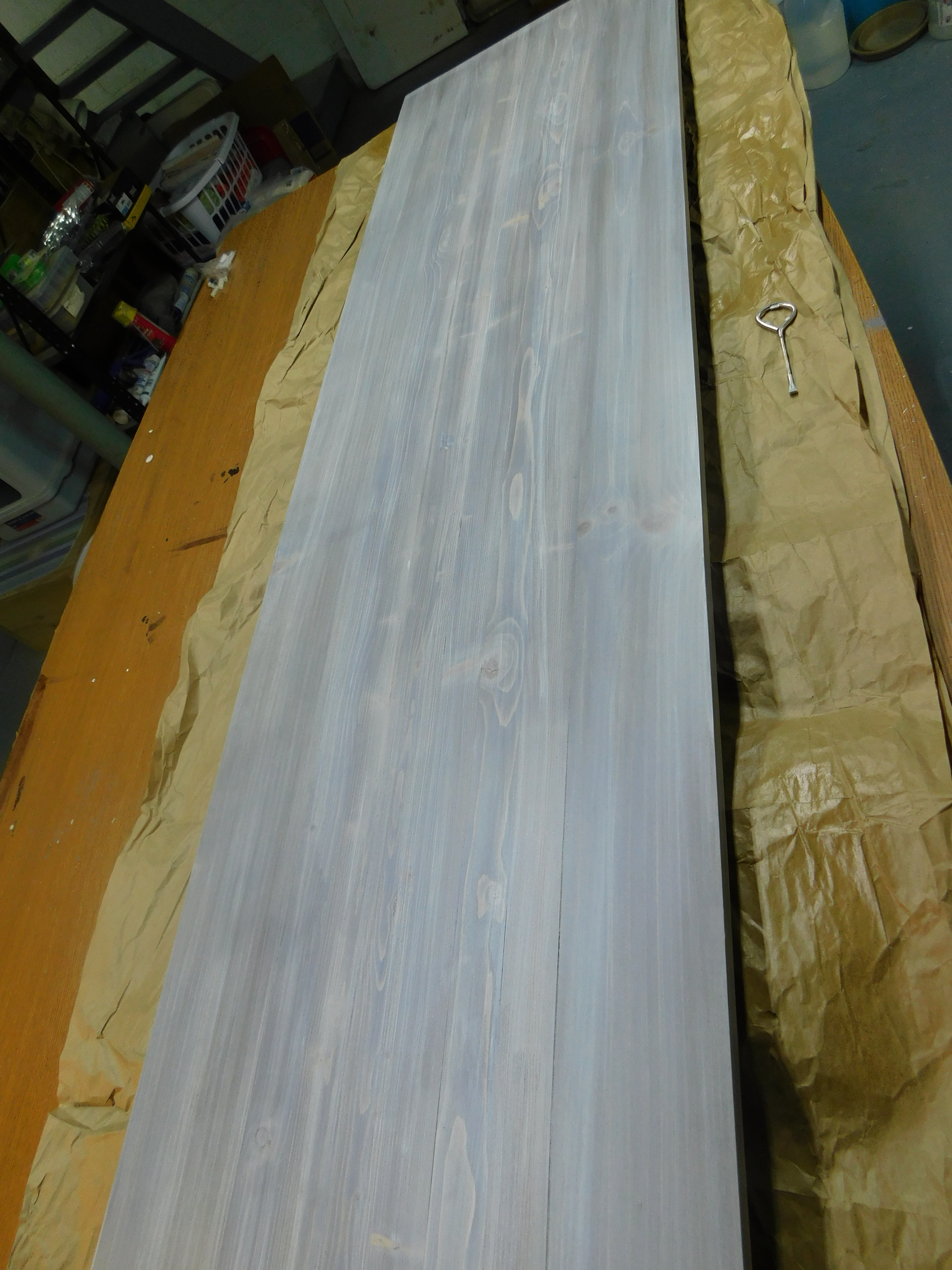 T-E Entertainment Center Finished Top 2-28-21