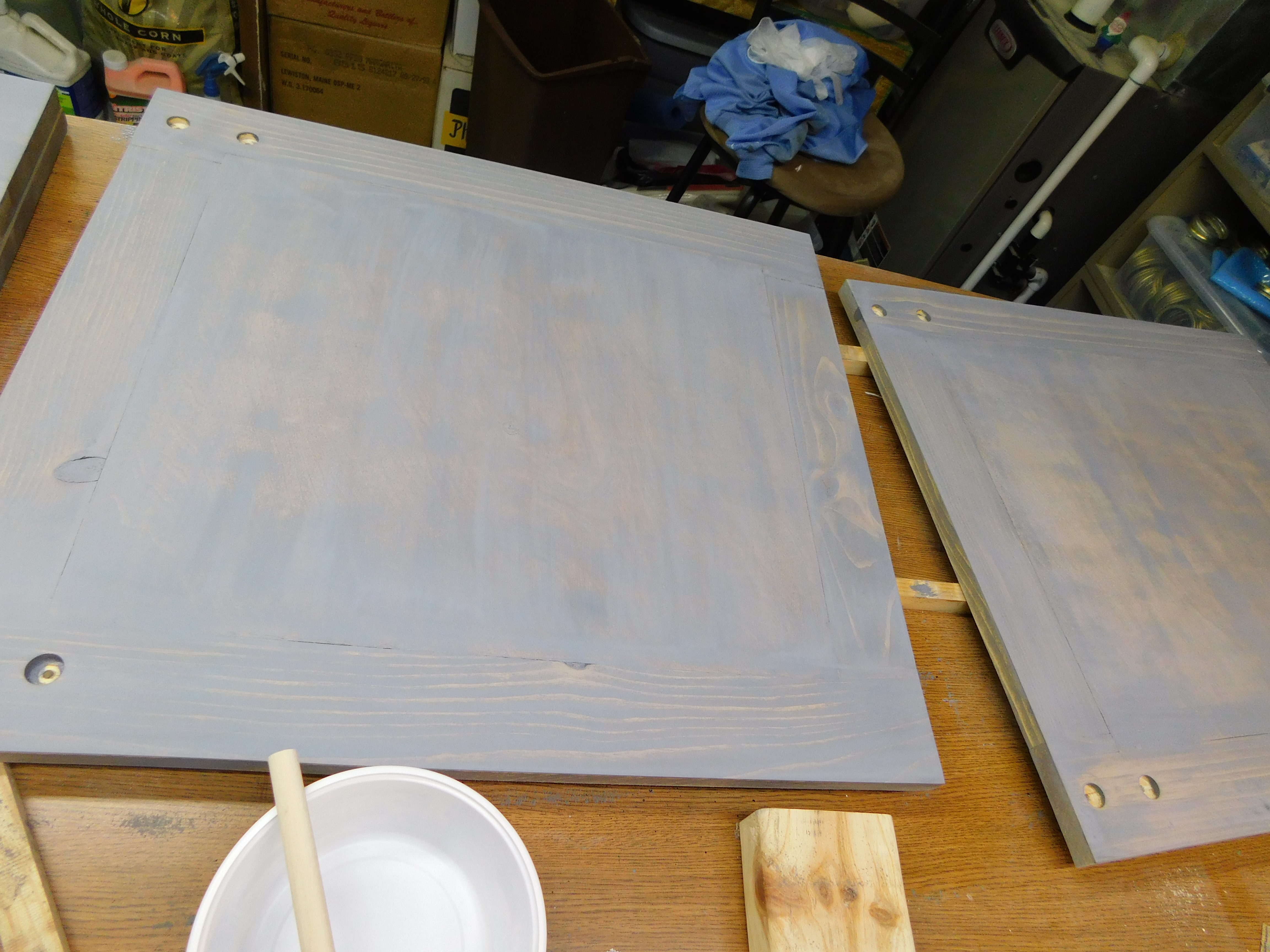 T-E TV Center Door Gray Coat 1 1-26-21