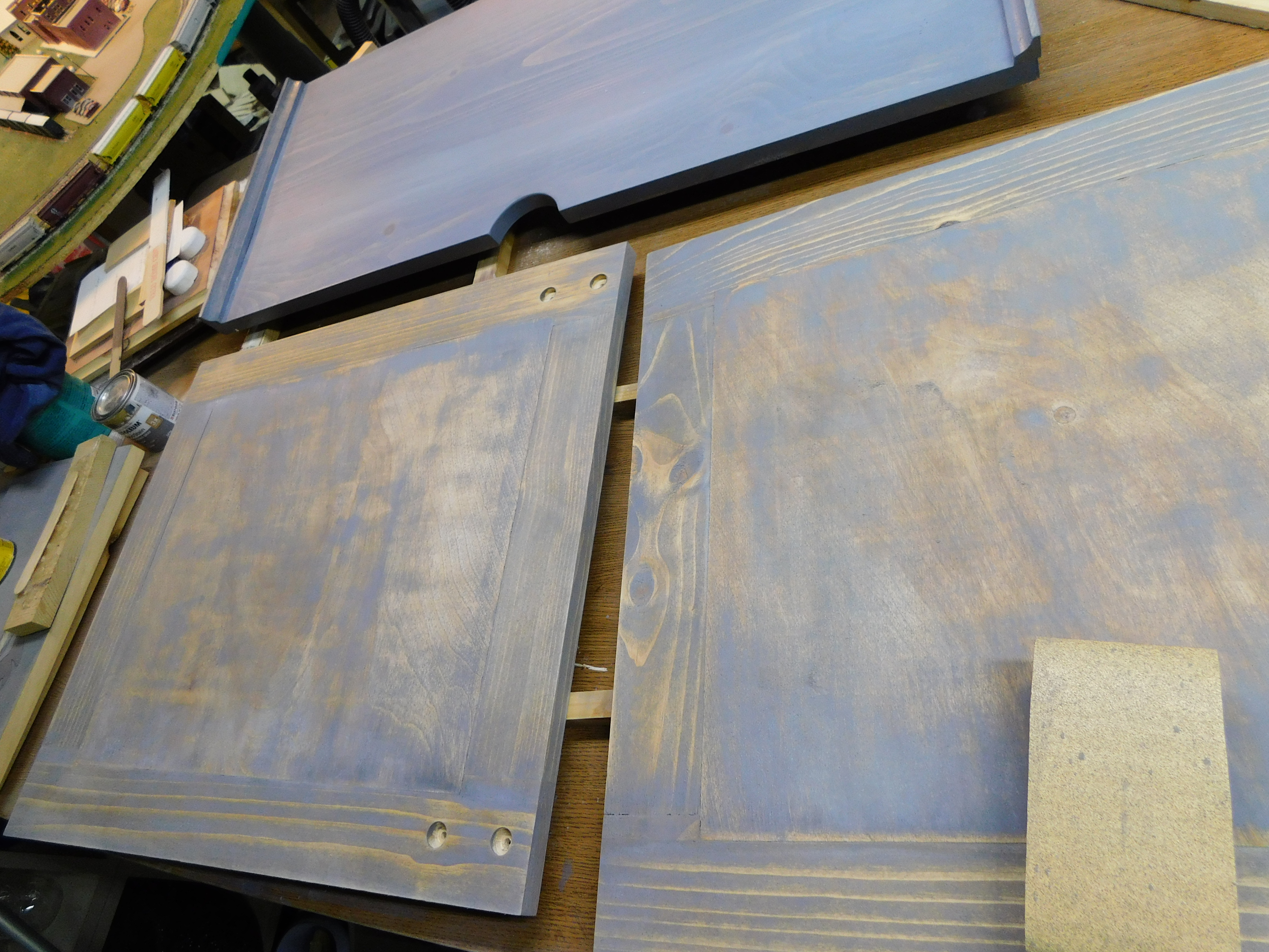 T-E TV Center Door Sanded 1-24-21