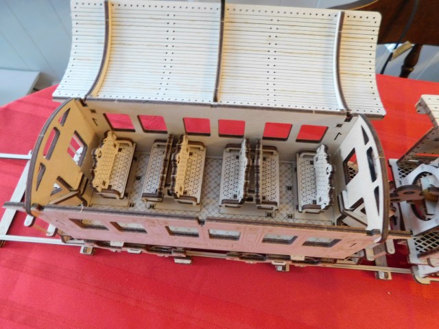 Wooden Coach Car Interior