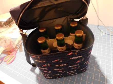 Patriots Beer Cooler Inside