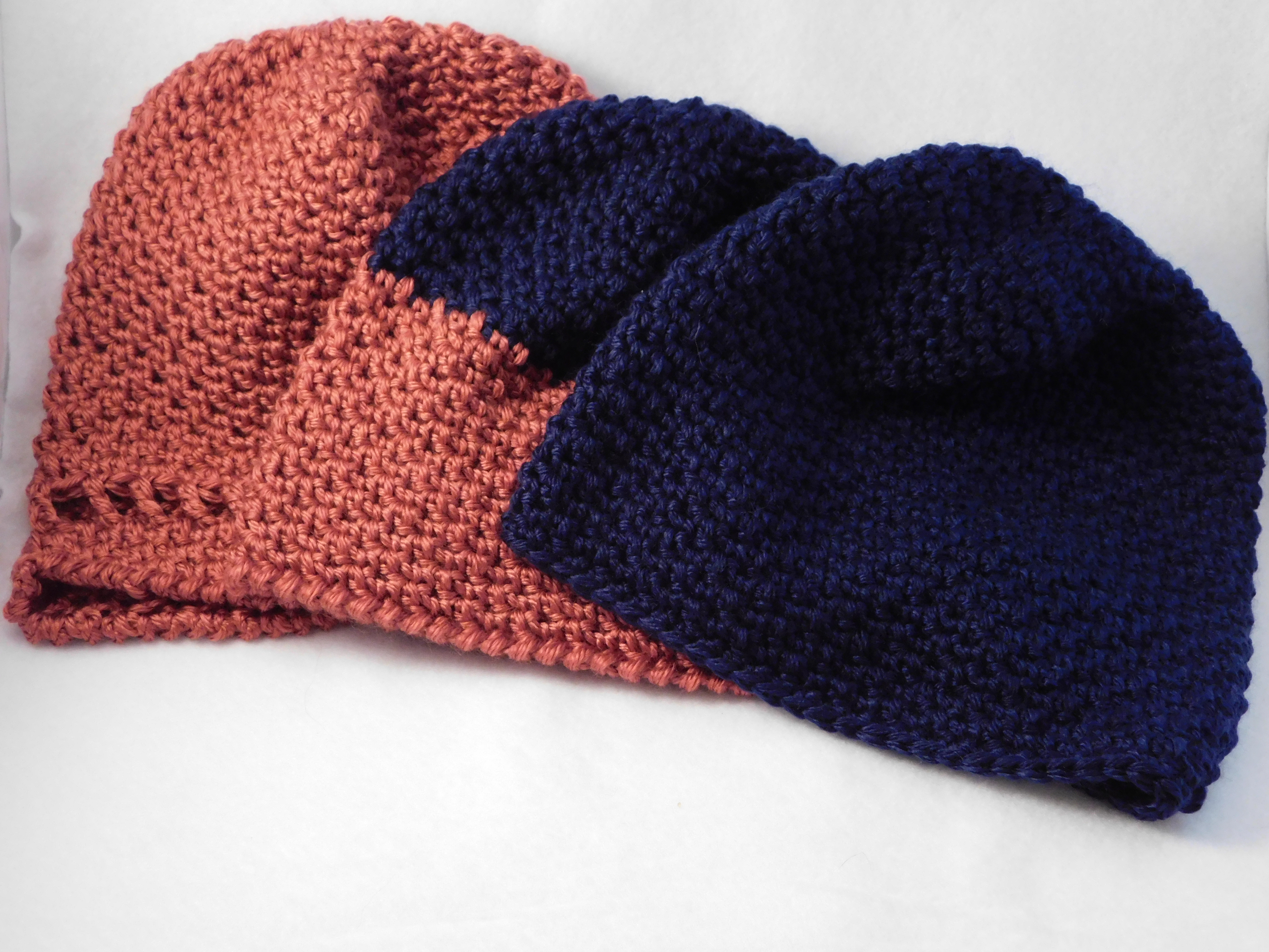 Light Box Crocheted Hats