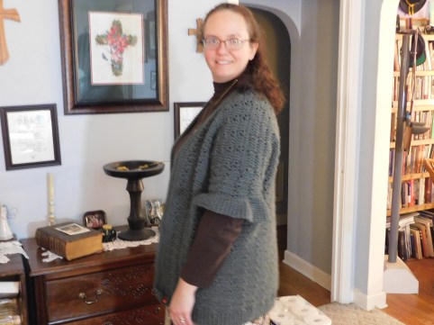 Zoey Cardi Ruffled Sleeve