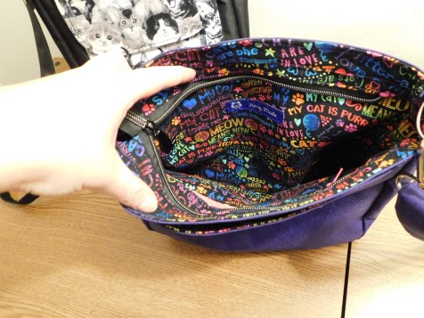 On A Break Crossbody Bag interior