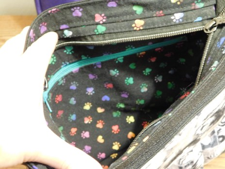 On A Break Crossbody Gray Interior