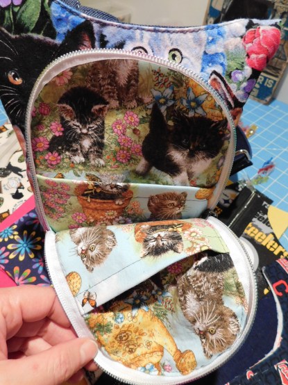 Cat Water Sling Interior Pocket