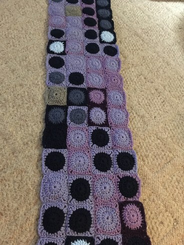 Temperature Blanket Squares